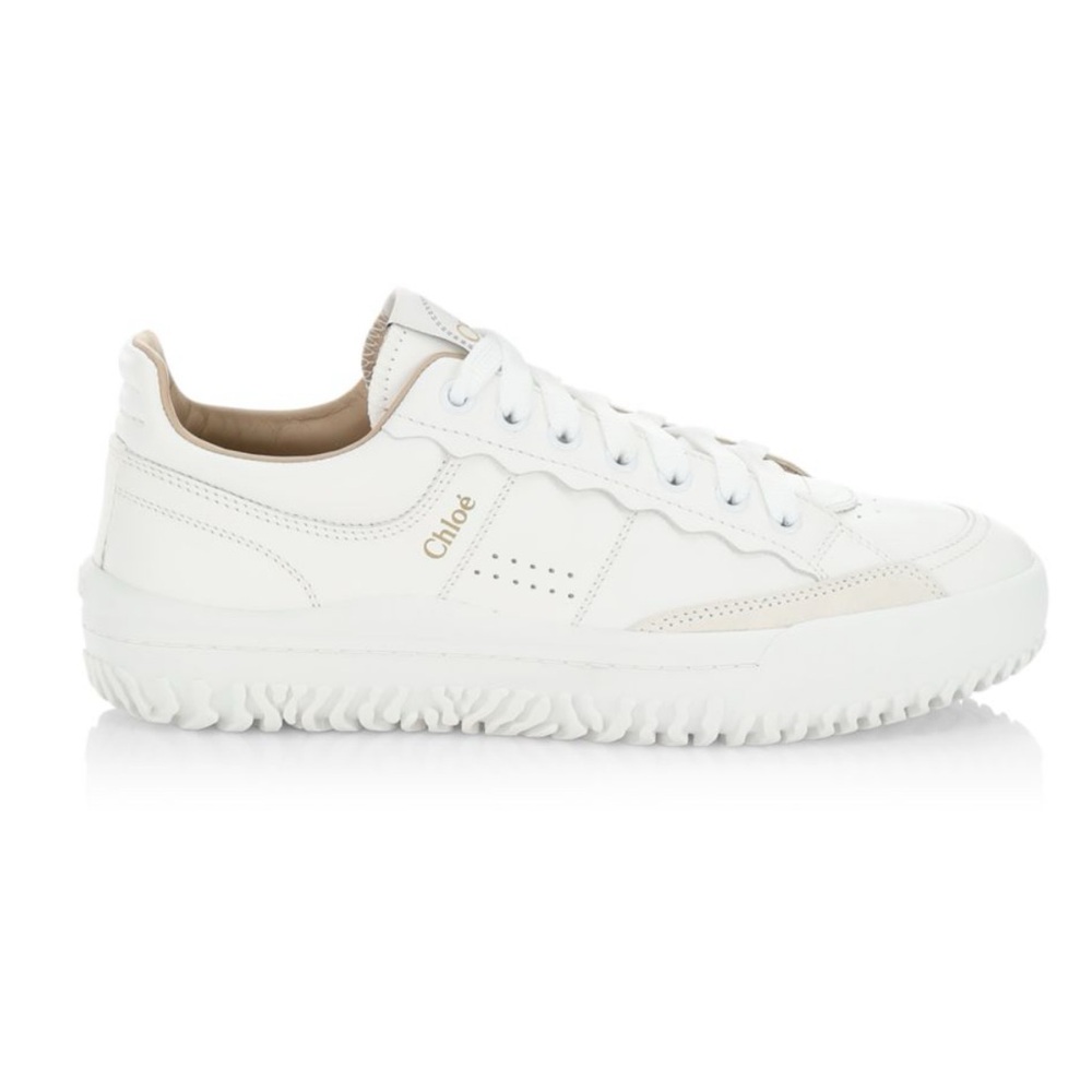Chloe Frankie Leather Sneakers